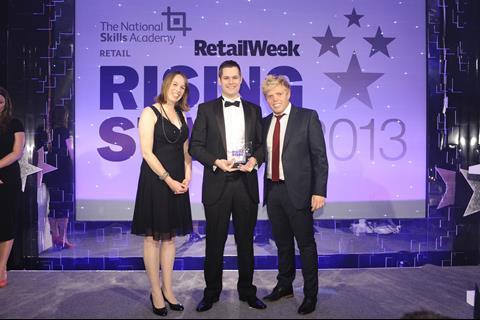 Tesco's Mark Hastings won the Store Manager of the Year - North of England